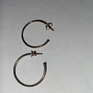 Pandora Silver Hoop Earrings